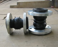 專業打造高質量管道配件 山東專銷雙球體橡膠接頭廠